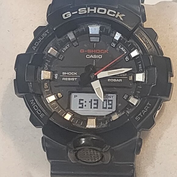 Casio G Shock Black and white analog with digital great shape - Picture 4 of 9